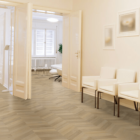 Versailles Ble Chevron Plank Grande